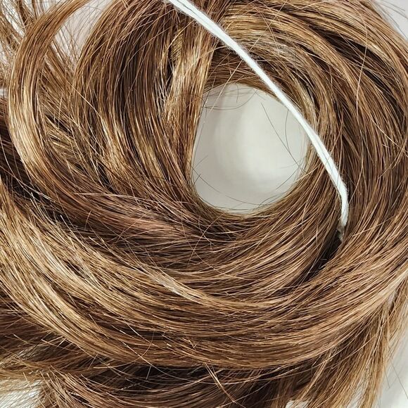 NWT Paula Young Wispy Wrap Around Your Bun or {Ponytail Hairpiece Golden Brown - Picture 2 of 6
